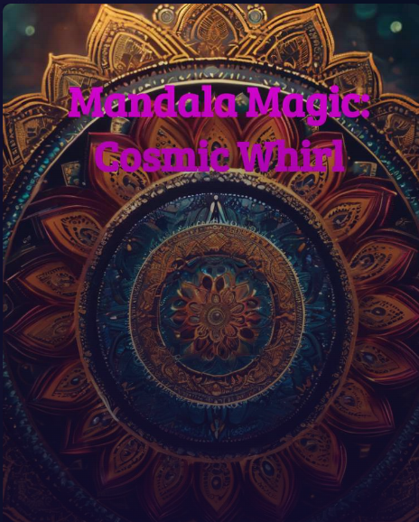 Mandala Magic Cosmic Whirl Coloring Book