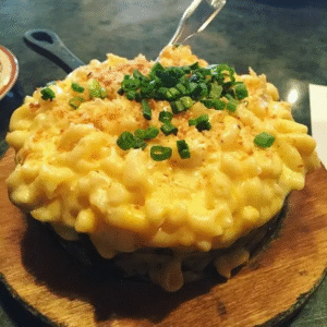 infused mac n cheese. Creamy and good
