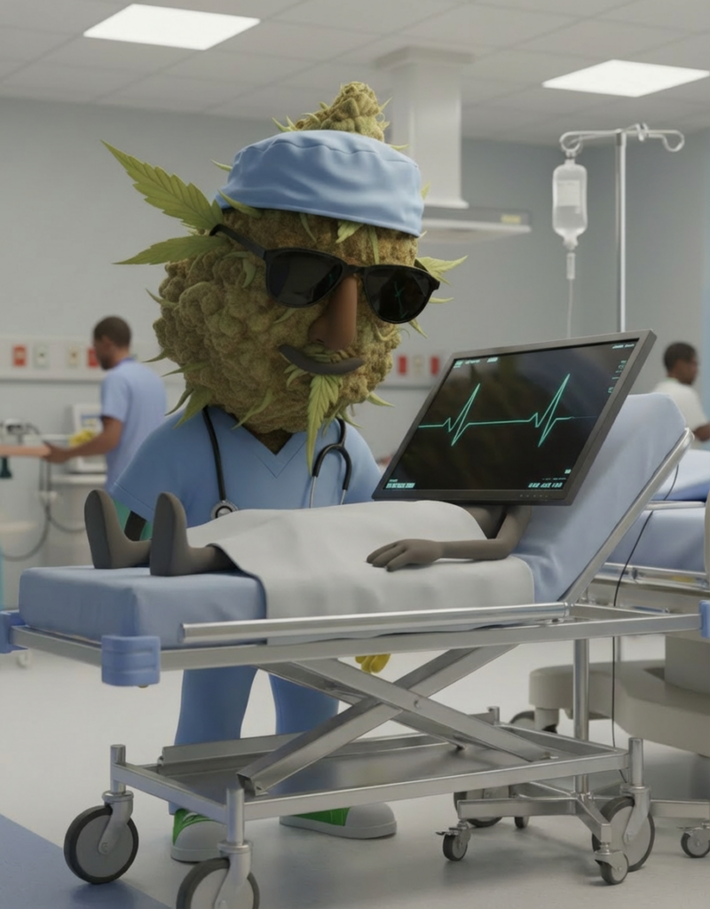 Doc Budz is seeing patients in the ER