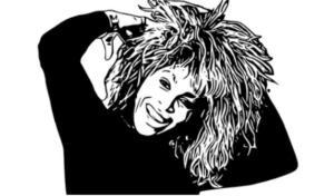 Tina Turner smiling with iconic hairstyle, embodying themes of love and community from "What’s Love Got to Do With It?"