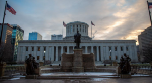 Capital building in Ohio where they legalized cannabis