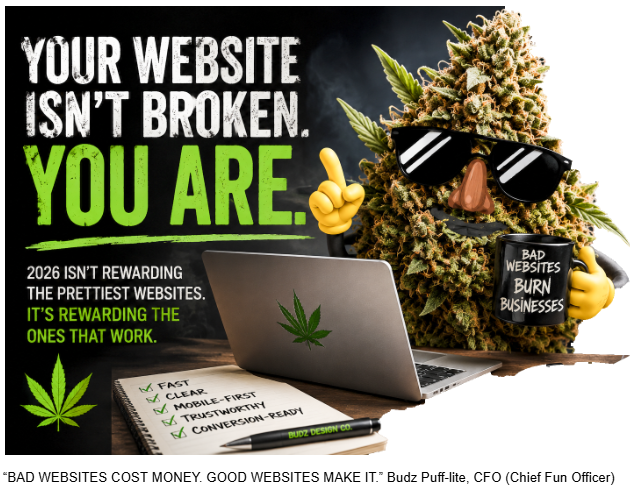 Budz is lecturing on website health.