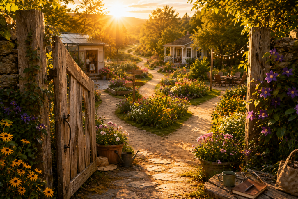 a path to a person's garden