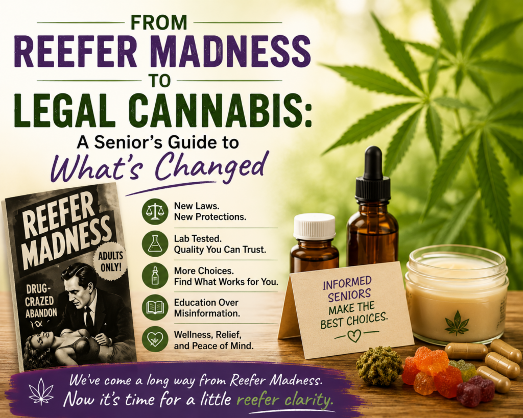 Reefer madness image of cbd and cannabis