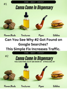 Cannabis dispensary products and services: flower, tinctures, pipes, edibles, and SEO strategies.