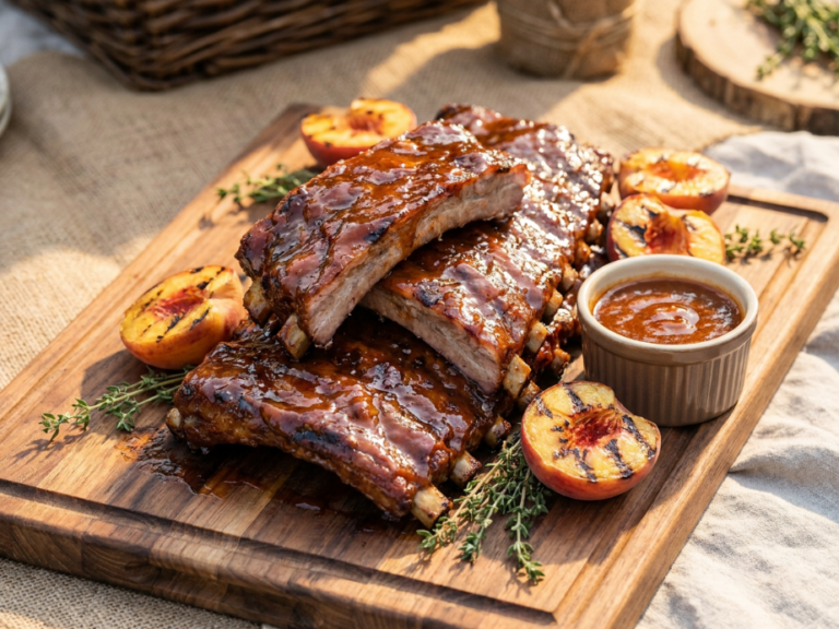 Freshly BBQ'd Ribs