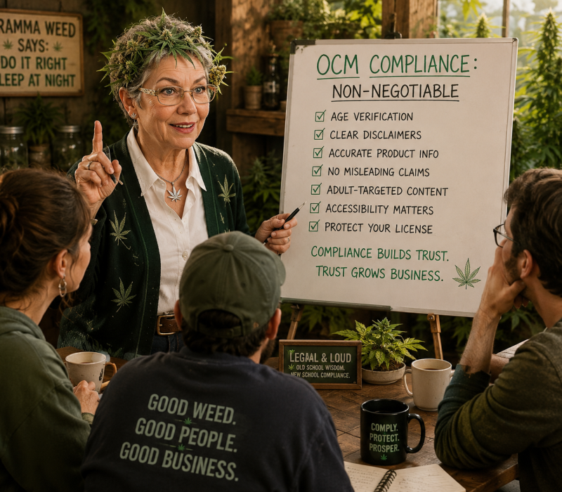 GrammaWeed talks about compliance